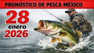 PROGN&Oacute;STICO DE PESCA en M&eacute;xico el 28 de enero de 2026 &iexcl;Prep&aacute;rense, amigos, la pesca promete!