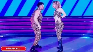 Flor Vigna y Facu Mazzei son la mejor pareja del certamen y abrieron el Superduelo de Cuarteto