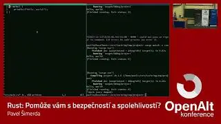 Pavel Šimerda: Rust: Pomůže vám s bezpečností a spolehlivostí?