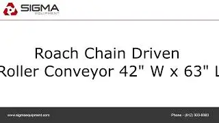 Roach Chain Driven Roller Conveyor 42