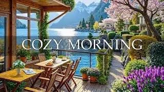 Serene Cottage Jazz by the Alpine Lake 🏞️ Cozy Morning Bossa Nova for Calm & Clarity
