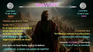 3&ordm; mes del a&ntilde;o 5994. Seg&uacute;n cronolog&iacute;a descrita en el libro de &Eacute;xodo en la TOR&Aacute;. &Eacute;x.17:1 a &Eacute;x.24:18