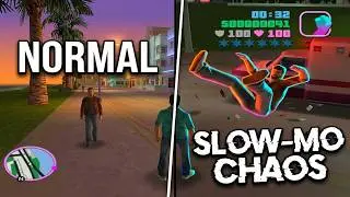 Grand Theft Auto: Vice City - Crazy Pedestrians In Slow-Motion #1