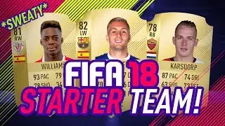 FIFA 18 CHEAP OP HYBRID STARTER TEAM🔥 w/ DEULOFEU, KARSDORP & WILLIAMS