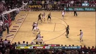 Derek Elston with 8 points and a block in 1:09