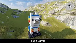 Lego BrickHeadz Llama 40625 done in Studio 2.0 | Speed Build