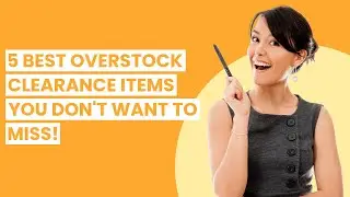 【OVERSTOCK ITEMS CLEARANCE ALL】5 Best Overstock Clearance Items You Don't Want to Miss! 1️⃣