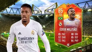 FIFA 22: NUMBERS UP EDER MILITAO 85 PLAYER REVIEW | #FIFA22 ULTIMATE TEAM