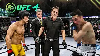 Bruce Lee vs Chan Sung Jung   EA Sports UFC 4   Dragon Fight 🔥🐲