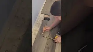 How to Easily mark and cut Vinyl Flooring around a vent cover