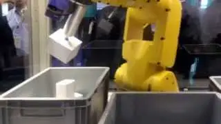 IDS Imaging Development Systems displays 3D robotic bin picking application at Vision 2014