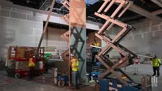 30ft Operable Partition Installation