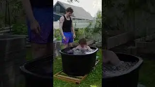Hes Never Doing A Ice Bath Again