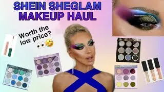 SHEIN SHEGLAM MAKEUP HAUL 2021, REVIEW, SWATCHES, TUTORIAL