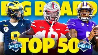 Ranking the Top 50 Players in the 2024 NFL Draft | Drake Maye QB1