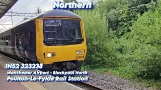 Northern 323238 Running 1N52 Manchester Airport To Blackpool North At Poulton-Le-Fylde Station