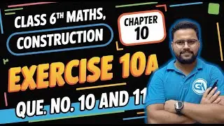 Class 6 RS Aggarwal Ch 10 Construction | Exercise 10A Q10 & Q11 | Easy Step-by-Step Solution