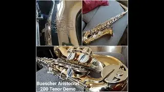 Buescher Aristocrat 200 tenor - I forgot my neck strap!