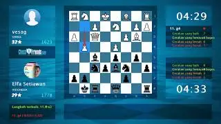 Chess Game Analysis: vesag - Elfa Setiawan : 0-1 (By ChessFriends.com)