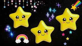 Песенка &laquo;Сонная улыбка неба&raquo; с нежными звёздами, мягким сиянием и спокойной музыкой ✨Мерцай, мерц...