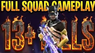 Full squad game play 13+kills booyah (mp40)#freefire #ffviral #gameplay #booyah #youtube 