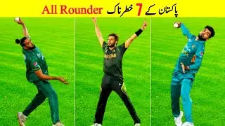 Top 7 Most Dangerous All Rounders In The History Of Pakistan