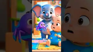 Crying Baby Turns Happy 😢➡️😄 | Funny Cartoon Rhyme for Kids #shorts
