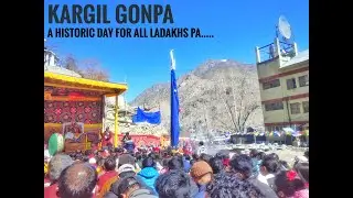 His Eminence Palga Rinpoche gives Prayers & BLESSING at KARGIL GONPA... A Historic Day for Ladakhis.