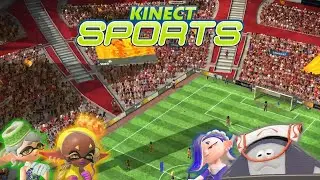 Deep Cut and Marie Kensa plays Kinect Sports Football (Splatoon AI)
