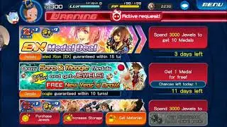 KINGDOM HEARTS UNION X: PULLING FOR SORA AND MOOGLE MEDAL 8TH PULL