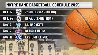 Notre Dame men&rsquo;s basketball announces non-conference schedule for 2025-26 season