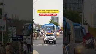 Home Team Lucknow Super Giants Reached Ekana Cricket Stadium For Today&rsquo;s LSG VS DC Match #shorts