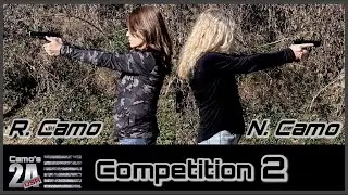 Rubi Camo vs Nicole Camo (Competition 2) Draw and Shoot Drills - Glock 19 Gen 5 MOS w Trijicon RMR