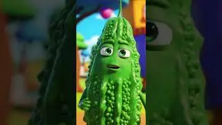 Talking Vegetables: When Eggplant and Bitter Gourd Started Fighting #cartoon #animation #short