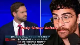 HasanAbi Reacts to Walz-Vance debate: Which VP candidate came out top?