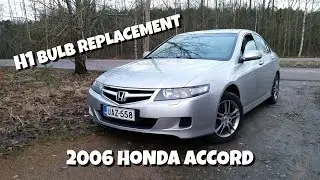 H1 bulb replacement - 2006 Honda Accord