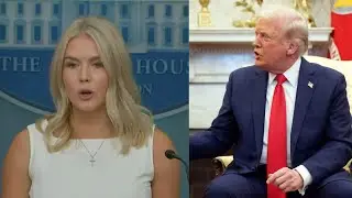 Karoline Leavitt holds first briefing Putin Zelenskyy white House | Donald Trump Leavitt 