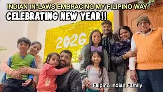 CELEBRATING NEW YEAR WITH INDIAN IN-LAWS! Thankful for them 🇵🇭🇮🇳