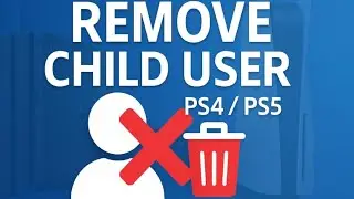 Удаление детей-пользователей на PS4/PS5 #tutorial