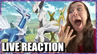 POKEMON BRILLIANT DIAMOND + POKEMON LEGENDS !? - Pokemon Presents LIVE Reaction - SuperGirlKels