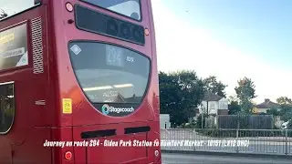 ‘LOUD VOITH’ - Journey on route 294 - Gidea Park to Romford Market - Enviro400, 10151 (LX12 DHC)