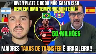 ARGENTINOS LOUCOS COM OFERTA DO FLAMENGO AO KAIO JORGE E ESPANHOIS DIVULGA ESTATISTICA SOBRE BRASIL!