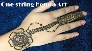 Easy One String Henna Design | Henna by Anu Official