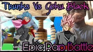 The battle for the future😂🔥 | Trunks vs Goku Black EPIC RAP BATTLE! (Dbz Parody) | REACTION!!!