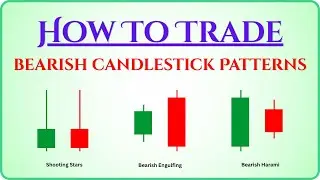 How to Trade Bearish Candlestick Patterns ? Inverted Hammer, Bearish Engulfing, Bearish Harami