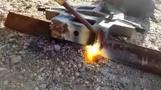 Removing Brazing from A Steady Rest!