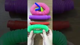 satisfying ASMR sound of POP TUBE l DIY #diy#satisfyingvideos #relaxing #oddasmr #poptubesounds