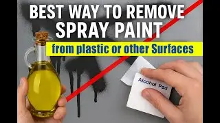 Best Way to Remove Spray Paint from Plastic & Other Surfaces
