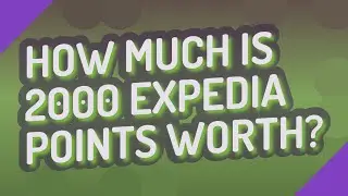 How much is 2000 Expedia points worth?