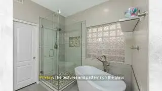 Frosted and Patterned Glass Options